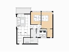 此房格局,采光通风都很好,中高楼层适合有老人小孩