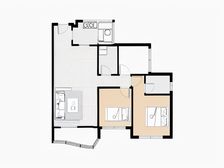 小区绿化面积大,绿化面积覆盖广,空气清新