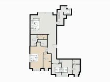 东港C位 万达公馆 封闭小区 平层大宅 3室