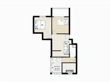 一环路南二段7号 2室1厅 南 西南