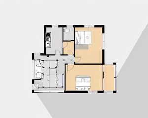 北滦楼2层2室南北78.5平64万满五不唯一