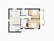 中环内 电梯房 三房二厅双阳台 满五年 商品房 诚意卖