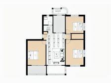 一梯两户,飞机户型三房两卫,精装修拎包住,看房方便