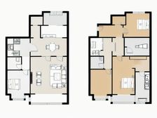 金茂府小区叠墅,上下四层,带院子