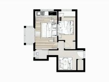 建国门外 · 建国里 · 2室 · 1厅