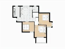 三林·世华锦城·3室·1厅