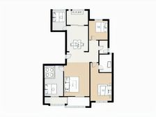 稀有大平层,电梯中高楼层,视野采光好,拎包入住