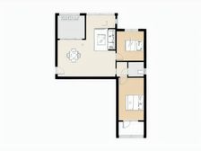 奥体旁 苗圃花苑西区 两室 采光好 无遮挡 交通便利