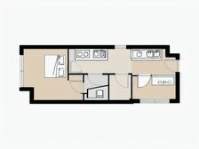 中建天府公馆1室1厅南