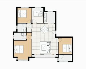 万科山海十里4室2厅南