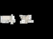 丽雅江宸唯一上叠别墅,环境舒适,户型方正,有大露台