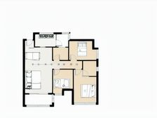 3房2卫 毛坯中高楼层 采光充足 动静分区