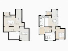 蓝色城邦(公寓) 2室2厅 南
