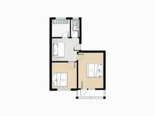 保险公司家属院 2室1厅 南 北