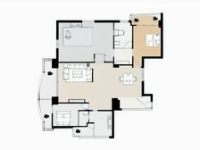 禾祥西少有大平层 5房4个阳台视野好 次新装直接住