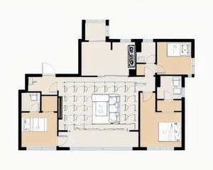 盈科品园3室2厅南北