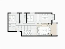 东方红广场 新高层 精装修 3室2厅 采光好 能停车