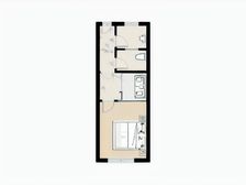 幸福老公寓 1室1厅 南