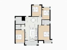 海关地铁口,吾悦广场旁,4室2厅