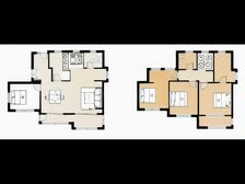 得房率高,低密度叠墅区,四开间朝南,带南北露台