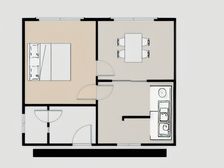 香樟1号 2室1厅 南