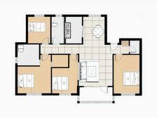 科技住宅三恒系统,四开间朝南通透户型 采光好