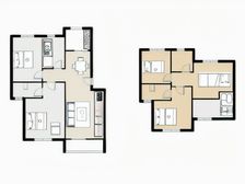 顶楼复式4房,带一个大露台,无物业物,停车位充足!