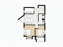 天时名苑 2室2厅 西南