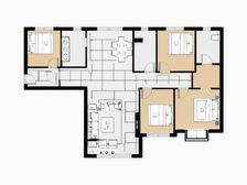 保利金香槟 4室2厅 南 北