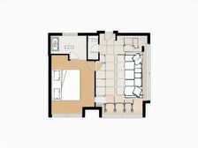 新希望D10天府 1室1厅 西南