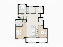 小高层,四叶草户型,精装修,中间楼层,可谈