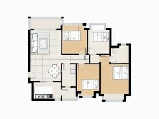 精装修大四房 全新没有住过 中间楼层 视野好