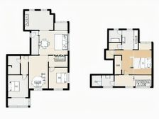 三百万奢华精装修 顶楼复式 带50平的大露台 满五唯①