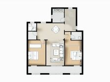 盛泽镇 目澜大厦 老装修三室两厅两卫 128平诚心出售