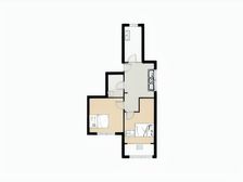 地鉄口,中楼层,双南两房,诚意出售。