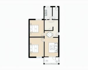 新南路84号 2室1厅 南