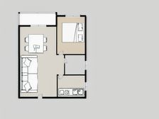 南城城市风景 温馨一房一厅 业主诚心卖