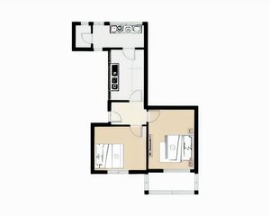 文庙前街70号 2室1厅 南 北