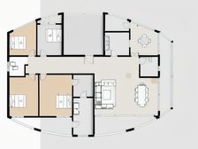 一线东首河景+奢阔大平层+270°瞰河全景大露台