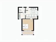 石坪桥的两房带屋顶花园 低总价低月供 交通方便