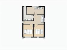 光宏公寓2-1-1-1 86.60m2310万