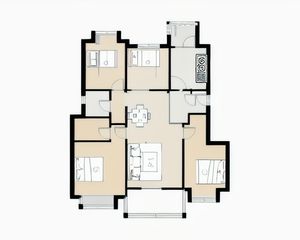 桂湖正荣府 4室2厅 南