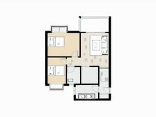 东涌镇镇上刚需小3房高层步梯采光很好的洋房