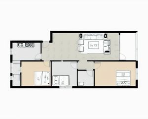 小塘城区三房方正实用总价低