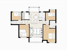 香茶郡4房,欧式精装,楼层好,保养新