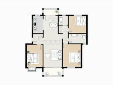 楼梯三房户型正,高楼层采光好,得房率高,业主诚售