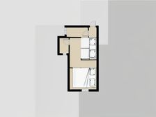 江滨花园五期 1室1厅 西南