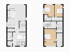 别墅社区↓下叠三边大花园,三边采光,精装修、保养好