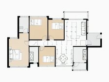 佳兆业东江豪门 4室2厅 南 北