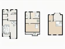 此房视野开阔,采光充足,拎包入住,采光视野无遮挡